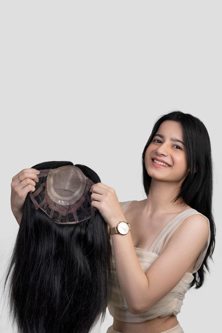 luxury silk hair wig