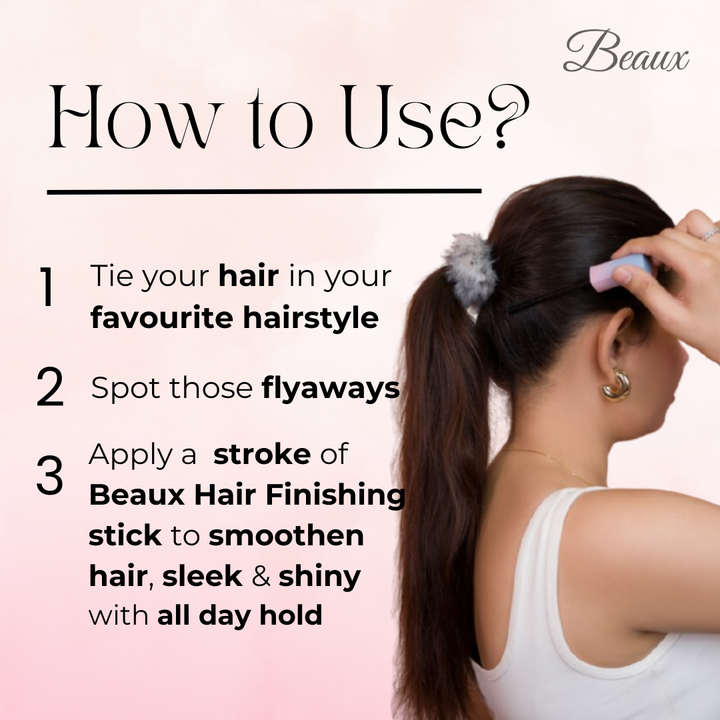 Hair finishing stick