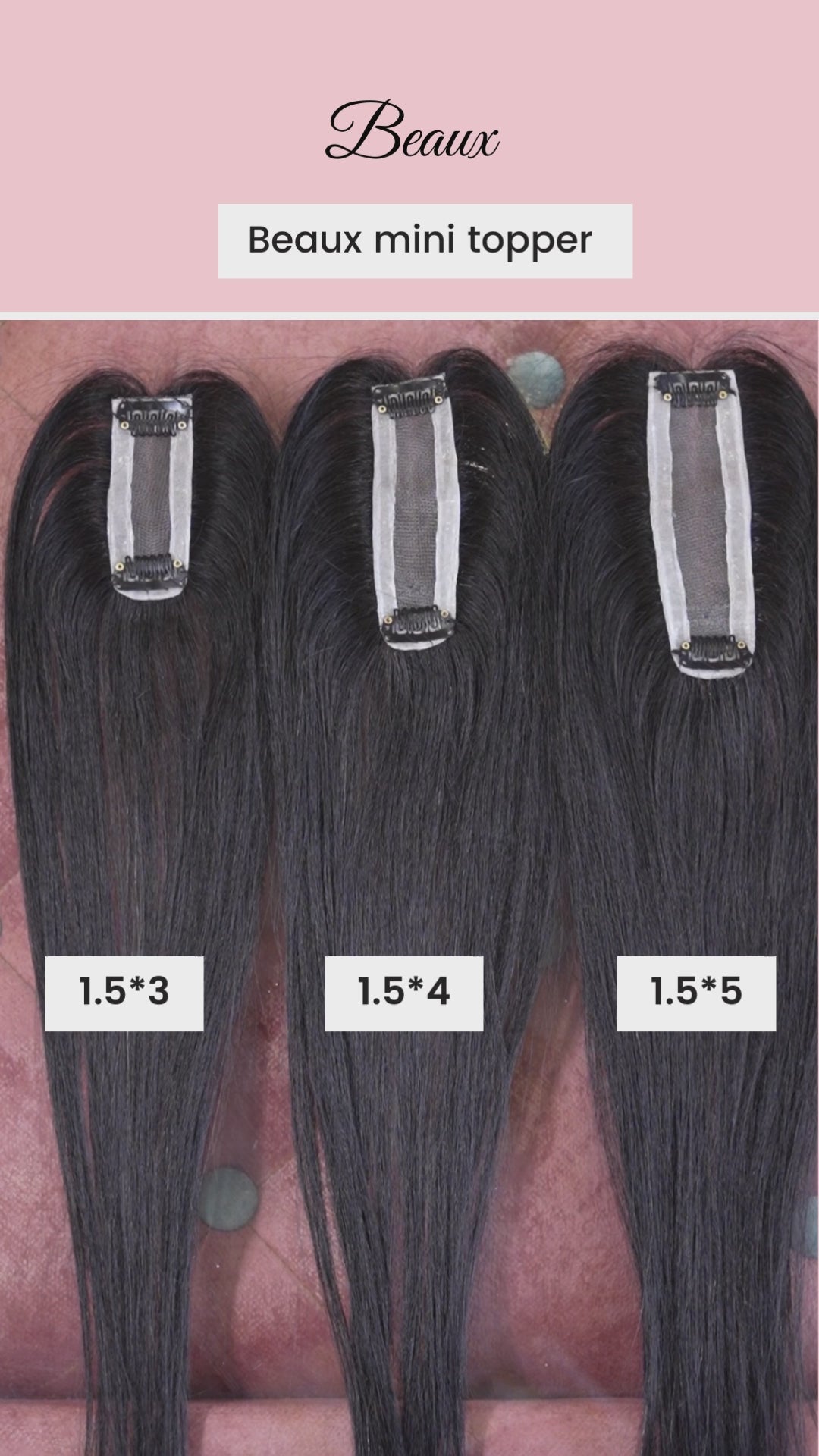 Monofilament Hair Topper