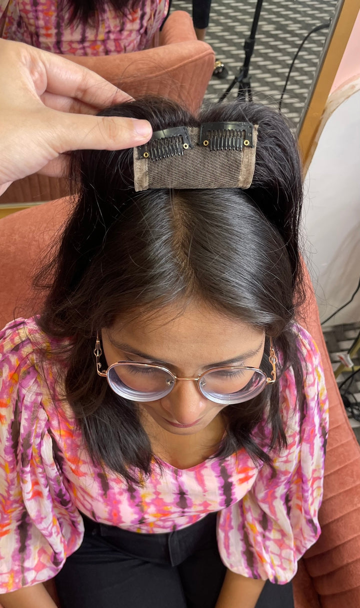 mono base hair topper