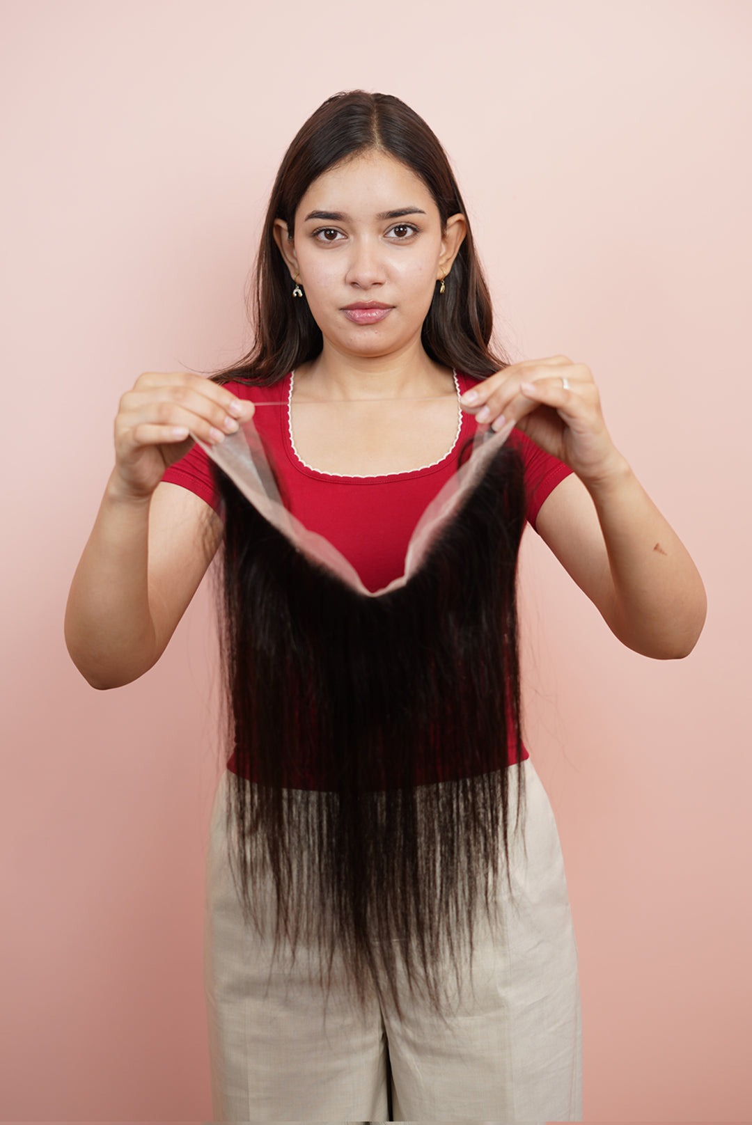 Receding hairline topper ( no clips )