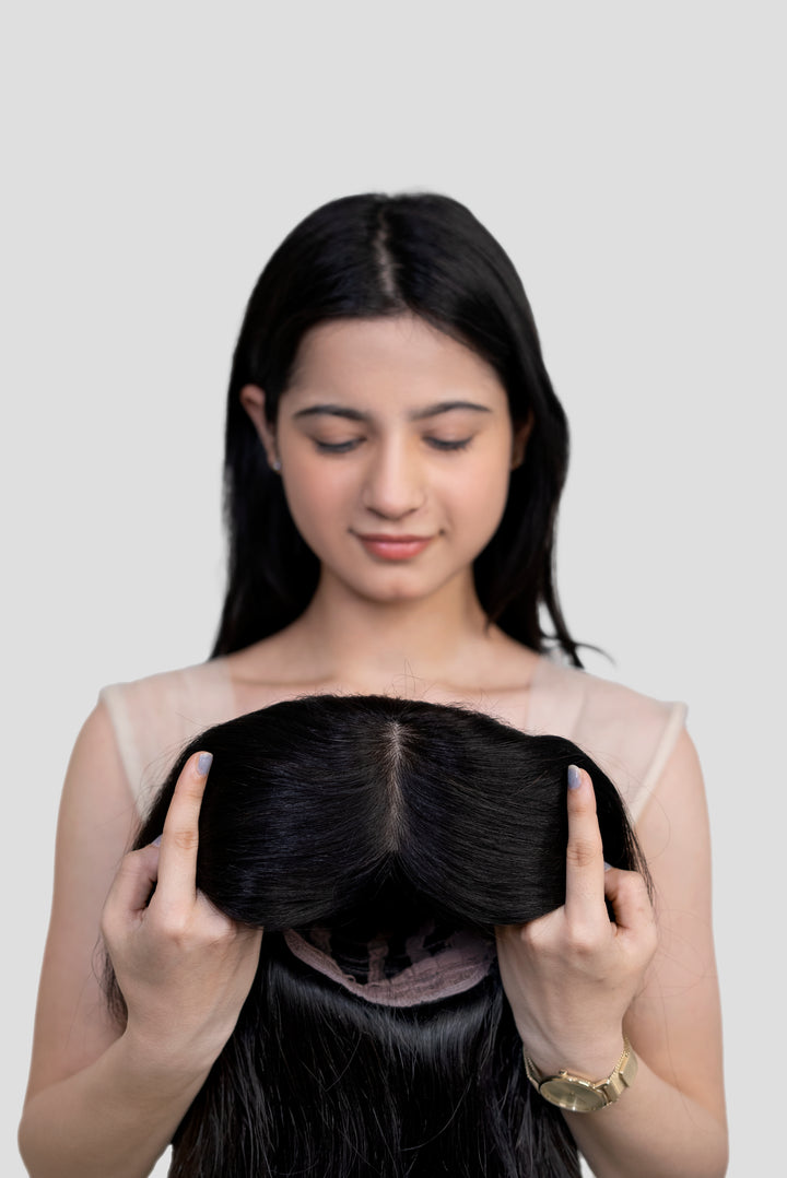 silk hair topper