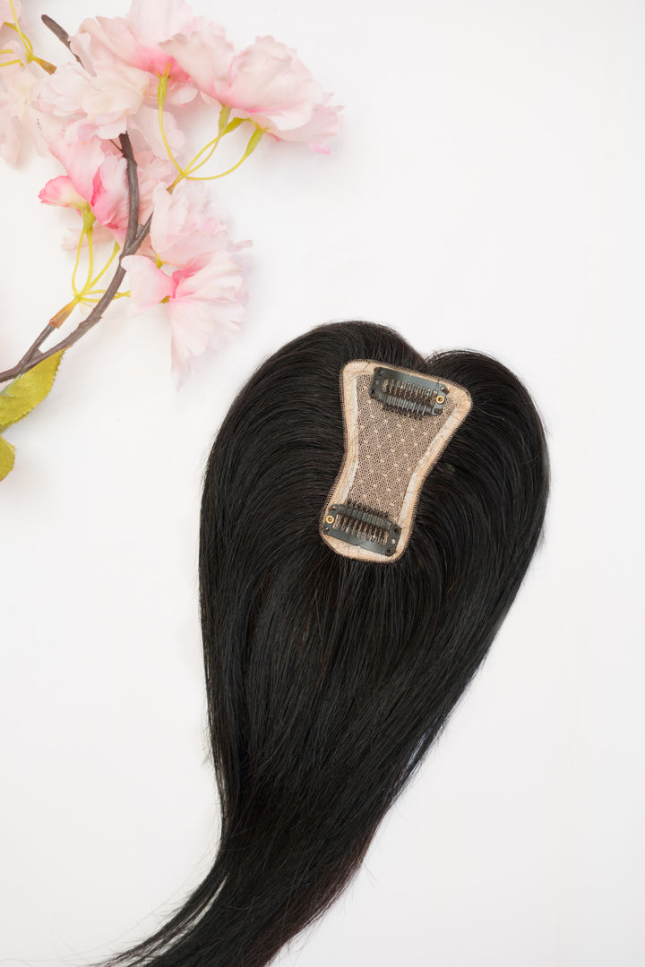 Mini Scalp Topper ( 100% human hair )
