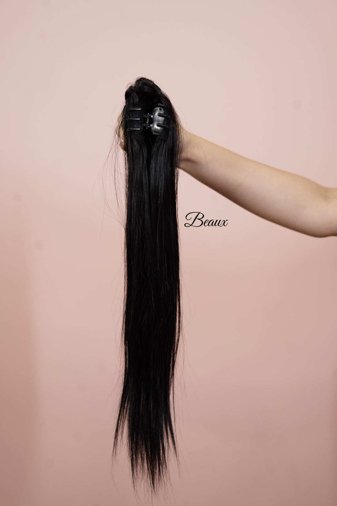 Claw clip ponytail ( Straight )