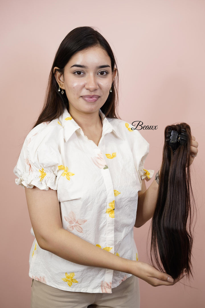 Claw clip ponytail ( Straight )