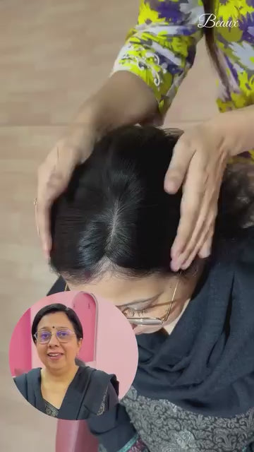 Mini Scalp Topper ( 100% human hair )