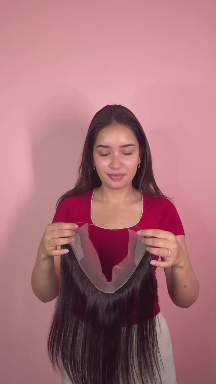 Receding hairline topper ( no clips )