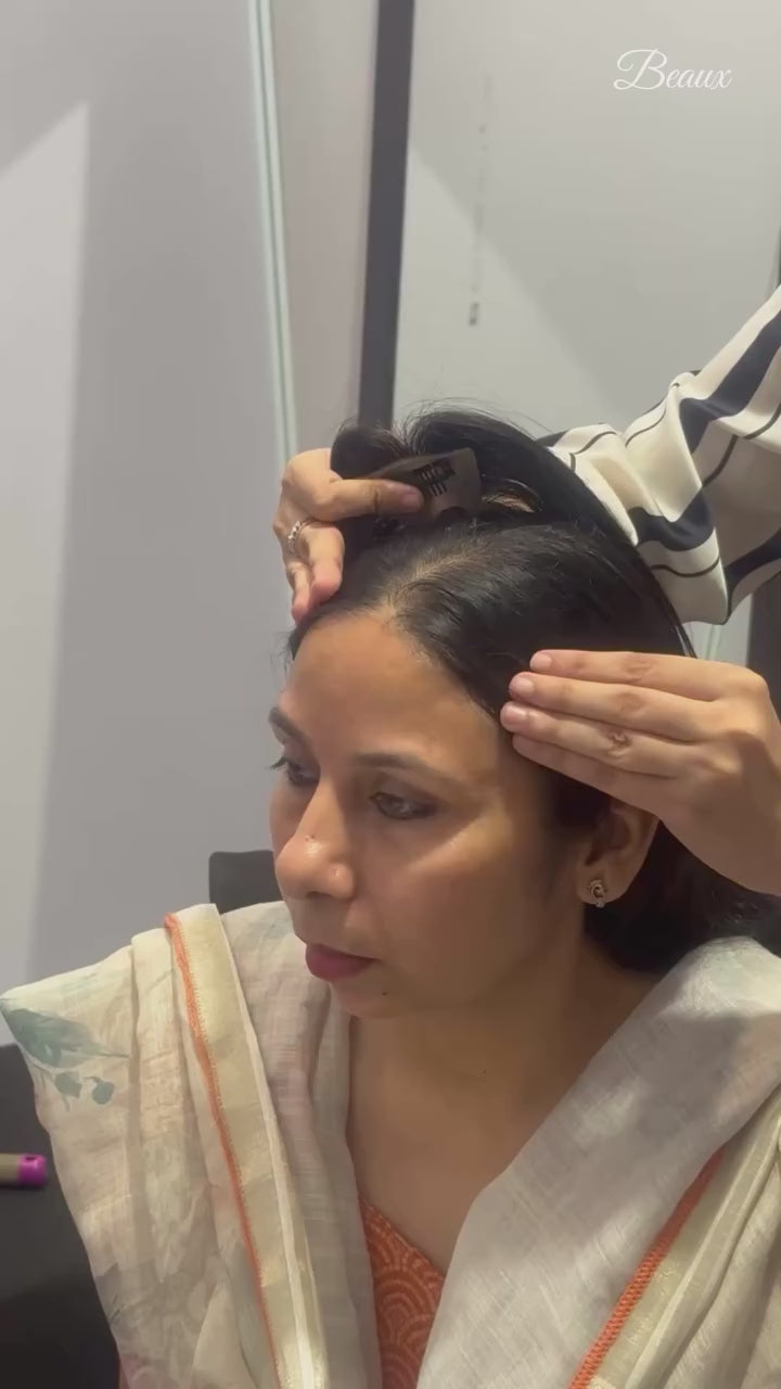 Mini Scalp Topper ( 100% human hair )